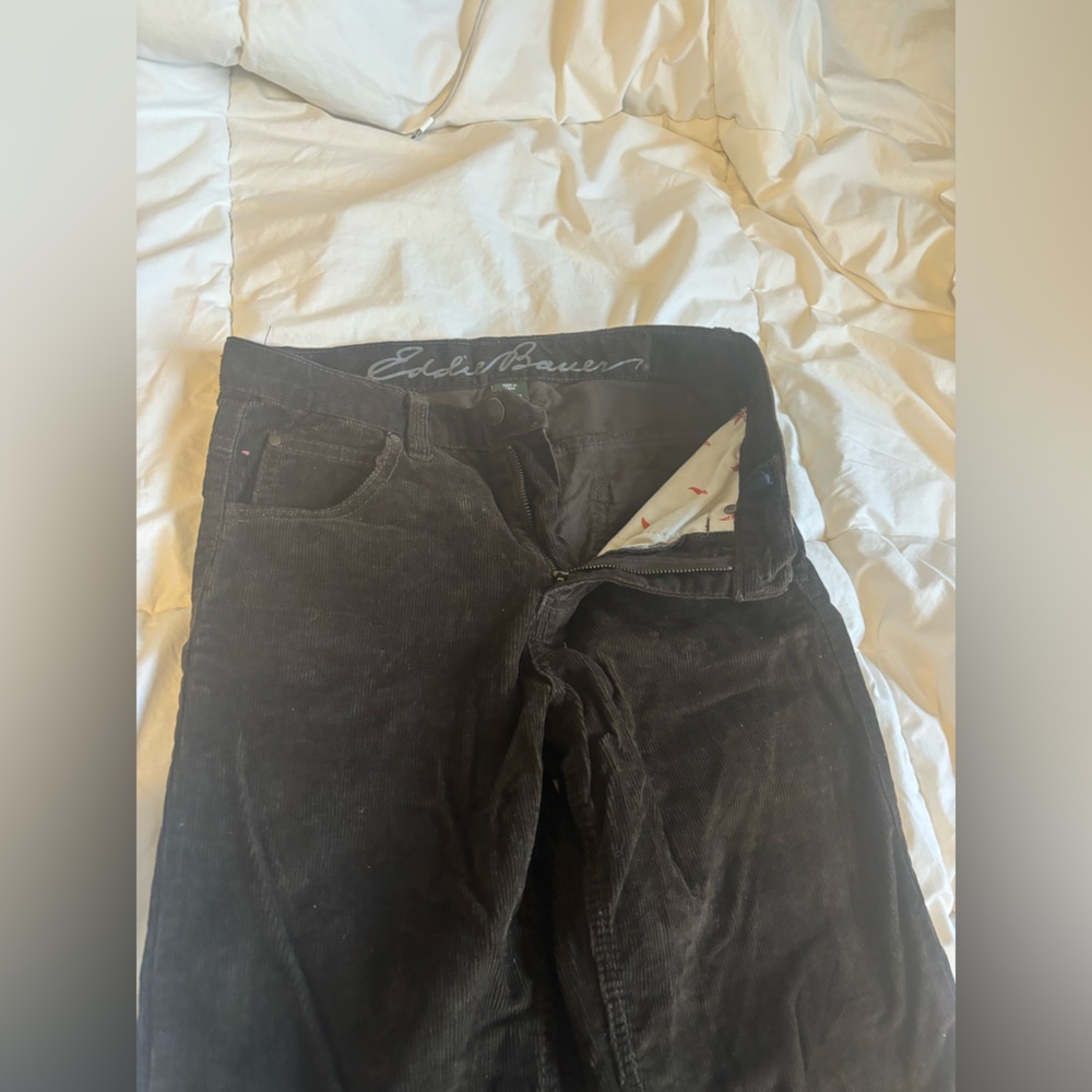 Brown Eddie Bauer corduroy pants